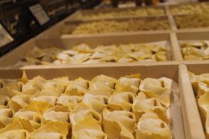 Ravioli di pasta fresca realizzati da noi